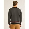 thumbnail image 4 of Free Assembly Men's Nordic Stitch Crewneck Sweater, Midweight, Sizes XS-3XL, 4 of 6