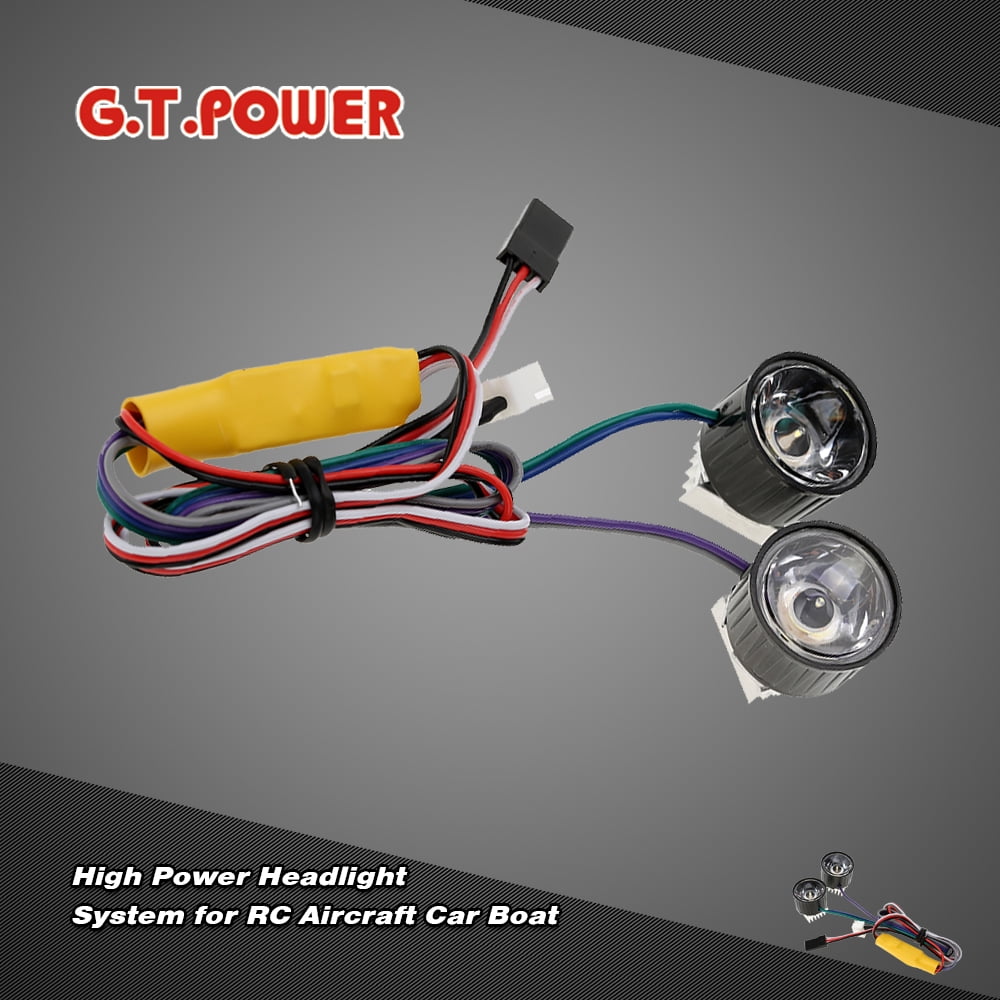GT019 Boat Car GT POWER High Power Headlight System For Rc Model Aircraft