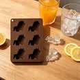 thumbnail image 1 of Molde de silicona con forma de caballo para cubitos de hielo, chocolates, mini pasteles, gelatina, jabón y ceras derretidas, 14x10.8x2 cm, de grado alimenticio, antiadherente y apto para lavavajillas., 1 of 9