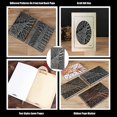 thumbnail image 2 of Cuaderno A5 con tapa dura y forro, cuaderno de cuero vintage, diario de viaje hecho a mano en relieve, 200 páginas a rayas, regalo de cumpleaños de Navidad para hombres, mujeres y amigos, 2 of 5