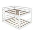 thumbnail image 6 of Full Over Full Bunk Bed with Ladder, White, 6 of 9