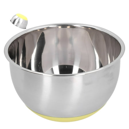 

Henmomu Stainless Steel Mixing Bowl Egg Beating Bowl Easy To With Scale For Kitchen
