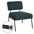 thumbnail image 3 of Ball & Cast Salon Rembourré Chaise d'Appoint, Ensemble Pouf Sarcelle de 1, 3 of 5