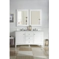thumbnail image 5 of James Martin Furniture 527-V60D-SL-4DSC Palisades 60 in. Double Vanity with 4 cm Santa Cecilia Granite Top, Silver Gray, 5 of 6