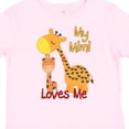 thumbnail image 4 of Inktastic My Mimi Loves Me Giraffe Boys or Girls Toddler T-Shirt, 4 of 5