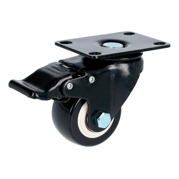 Rodaja Rueda Giratoria Con Freno De Pvc 2 In Uso Rudo Surtek SURTEK RVN5B