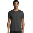 thumbnail image 1 of Hanes Mens Elevated Tee, XL, Black Heather Triblend, 1 of 3