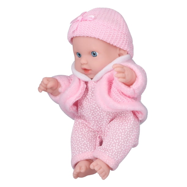 Muñeca Bebé de Tono Claro de 8 Pulgadas, Juguete Realista de Moda para Recién Nacidos