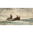 thumbnail image 2 of Winslow Homer 24x14 Gold Ornate Framed and Double Matted Museum Art Print Titled - Tynemouth Priory, England (1881), 2 of 4