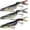 A2-5.3"-0.9oz, variant on Fishing Lures for Freshwater or Saltwater, Easy to Use for Family Fishing Beginner and Pros,  Lifelike Jointed Swimbait,Slow Sinking Bass Pike Panfish Walleye Lures, Fishing Gifts for Men