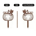 thumbnail image 7 of Halloween Spooky Metal Garden Stakes Set, Cut‑Out Scarecrow & Pumpkin Yard Ground Insert Ornaments, Rustic Silhouette Decor for Lawn Patio Backyard Autumn Holiday Decoration, F, 7 of 7