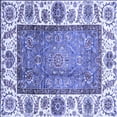 thumbnail image 1 of Ahgly Company Machine Washable Indoor Square Oriental Blue Traditional Area Rugs, 3' Square, 1 of 4