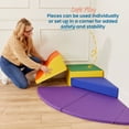 thumbnail image 4 of ECR4Kids SoftZone Adventurer's Summit Slide Climber, Foam Playset, Assorted, 4-Piece, 4 of 9