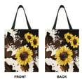thumbnail image 2 of Yuyamidu Brown Cow Print Car Trash Bag Accessories Sunflower Auto Garbage Bag for Car Van Truck Trash Container Storage Bag Hanging Car Waste Bag Holder, 2 of 7