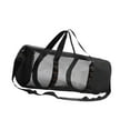 thumbnail image 4 of Bolsa de lona de malla, bolsa de viaje, bolsa transpirable, bolsa deportiva para gimnasio, deportes acuáticos, actividades de playa, natación, buceo, Negro, 4 of 8