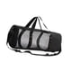 thumbnail image 4 of Bolsa de lona de malla multiusos con correa de hombro ajustable, bolsa de viaje de gran capacidad Negro, 4 of 9