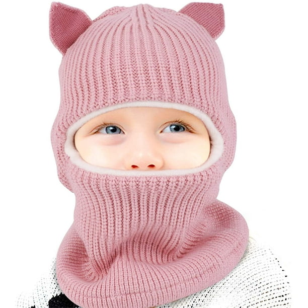 NAMIS Bonnet Bebe Fille Hiver Chaud Chapeau d'hiver pour Enfants