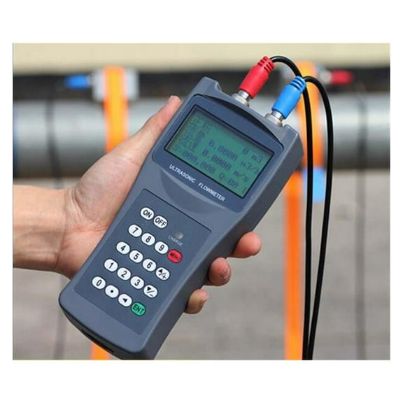 Portable Ultrasonic Flowmeter Water Digital Flow Meter Sensor Counter Indicator Flow Device DN15-100mm DN50-700mm ,Energy Saving