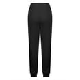 thumbnail image 5 of PNTUTB Women Fashion Star Print Solid Color Ankle Cinched Side Pocket Casual Comfortable Sweatpants, 5 of 5