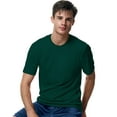 thumbnail image 1 of Hanes Cool DRI T-Shirt Sans Étiquette pour Homme, P, Vert Forêt Profond, 1 of 4
