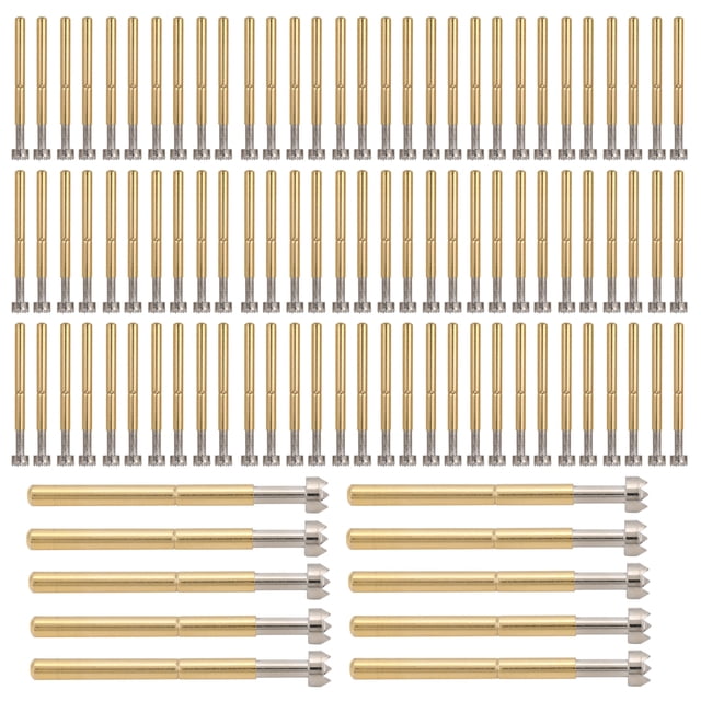 Sonda de prueba de resorte de 100 piezas, 9 garras, pines de contacto cargados, suministros industriales, 2,36 mm, P156‑H