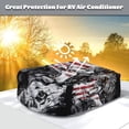 thumbnail image 2 of American Flag Wolf RV Air Conditioner Cover for Most RV Camper Air Conditioner, Lightweight Outdoor Air Conditioner Cushion for Winter, Easy to Install, 2 of 7