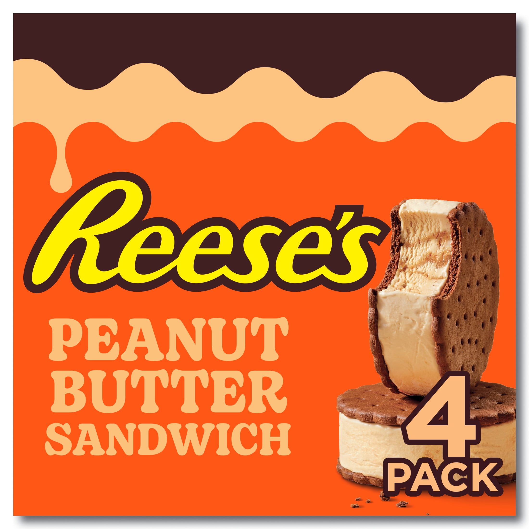 REESE’S Peanut Butter Frozen Dairy Dessert Sandwich Ice Cream