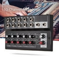 thumbnail image 4 of MIX5210 10-Channel Mixing Console Digital Audio Mixer Stereo for Recording DJ Network Live Broadcast Karaoke, 4 of 7