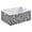 Turquoise Brown Leopard Pattern, variant on Fabric Storage Bins Foldable Cube For Home Organization Baskets Turquoise Brown Leopard Pattern