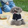 thumbnail image 3 of Moda Denim Fleece Winter Warm Dog Coat Suministros para mascotas Ropa de otoño e invierno para perros Ropa para perros Abrigos para clima frío para Sunnimix Chaqueta de perros, 3 of 8