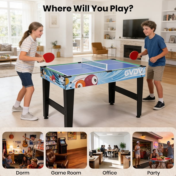 GVDV 12-in-1 Multi Game Table,48