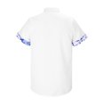 thumbnail image 2 of Camisas Negras Para Hombre Hombres Moda Primavera Verano Casual Manga corta Turndown Neck Impreso Camisetas Top Blusa (White, XXL), 2 of 3