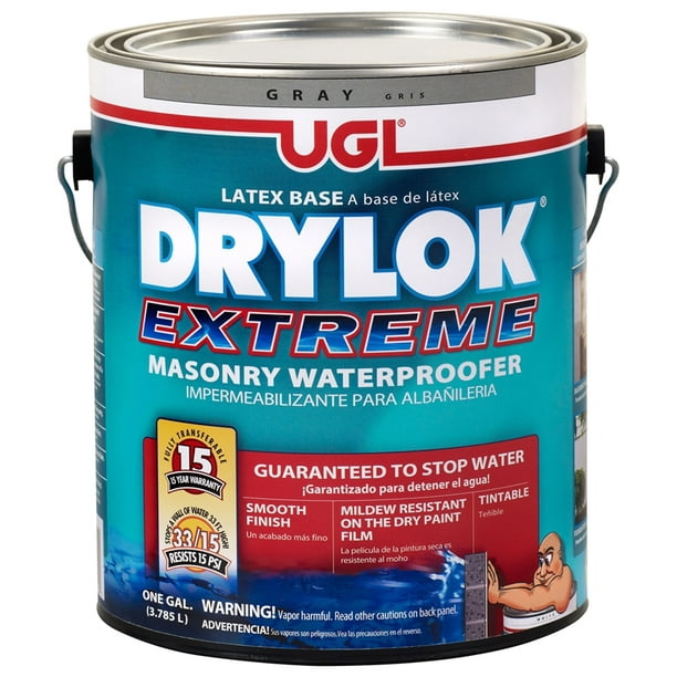 Drylok 1904820 Drylok Extreme Matte Gray Tintable Latex Waterproof