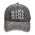 thumbnail image 2 of BODOAO Quick Dry Dad Hat Plain Baseball Caps One Size Fits Most Low Profile Solid Color Distressed Soft Crown Unstructured Cap Garment Washed Embroidered Pigment Dyed Denim-Style Unisex Black, 2 of 3