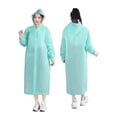 thumbnail image 3 of Beforeyayn Hooded Rain Poncho for Adults, Reusable EVA Raincoat Waterproof Rain Coat and Lightweight Jacket 3-in-1 Multi-Function with Pockets, Hood for Hiking and Outdoor Activities, 3 of 3