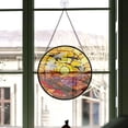 thumbnail image 3 of Coworker Christmas Gift - Airce Jet Stained Glass Hanging Ornament for Christmas - Sparkling Tree Decoration, Great Holiday Gift for Mom, Dad, Friends, Family, 3 of 3