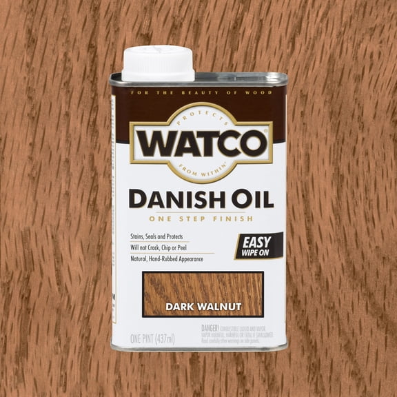 Dark Walnut, Watco Danish Oil - 65851, Pint