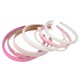 thumbnail image 1 of Juego de 7 diademas de moda, diademas de diferentes diseños, diademas plisadas, diademas de color sólido, accesorios para el cabello de perlas sintéticas para fiesta de niña colorida, 1 of 7