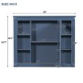 thumbnail image 3 of 36 inch Bathroom Vanity with Sink, Bathroom Sink Vanity with Sink Combo and Mirror Cabinet, Built-in 2 Soft Closing Doors and 2 Drawers, Freestanding Bathroom Vanity Cabinet for Bathroom, Blue, 3 of 9