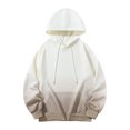 thumbnail image 1 of Men's Casual Brief Pocket Hooded Sweatshirt with Gradient Design, 1 of 2