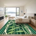 thumbnail image 3 of ODIKA 4x6 Machine Washable Non-Slip Area Rug, Asian Dark Green High Traffic Rug, Green, 1049295, 3 of 7