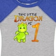 thumbnail image 4 of Inktastic Dragon 1st Birthday Turning One Boys or Girls Baby Bodysuit, 4 of 5