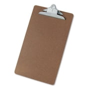 Universal Hardboard Clipboard, 1" Capacity, Holds 8 1/2 X 14, Brown