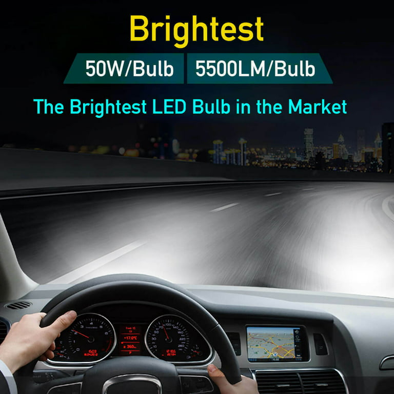 6x 6000K LED Front Headlight Hi/Lo +Fog Bulbs For Chevy Suburban Tahoe  2007-2014 