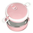 thumbnail image 1 of Khall Boîte à Lunch Thermique Empilable pour Aliments Chauds, Boîte Isolée, Boîte à Lunch Ronde en Acier Inoxydable 304, Contenants Alimentaires Scellés, Boîte à Lunch Isolée Thermique, Boîte à Lunch Thermique en Acier Inoxydable, 1 of 8