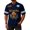 Navy, variant on Halloween Jersey Shirts for Men Oversized Short Sleeve Tees Halloween Y2K Tops V Neck Streetwear T Shirt Halloween Football Jersey
