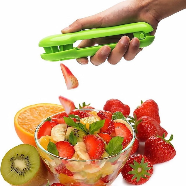 Grape Cutter Slicer, 2026 New Grape Cutter Tool, Grape Tomato Cherry Strawberry Cutter Tools Into 4 Pieces for Vegetable Fruit Salad, Quarter Grape Slicer Kitchen Gadget