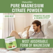 NaturalSlim MagicMag® Magnesium Citrate Powder - Raspberry Lemon - 8oz