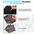thumbnail image 4 of Scratch Notes Set Scratch Doodle With 100 Holographic Rainbow Paper,2 Stylus, 4 of 9
