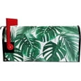 thumbnail image 2 of Tropical Palm Leaves Mailbox Covers Magnetic Jungle Leaf Summer Mailbox Cover Oversized 25.5" X 21" Mailbox Wraps Post Letter Box Cover Garden Decoratives, 2 of 6